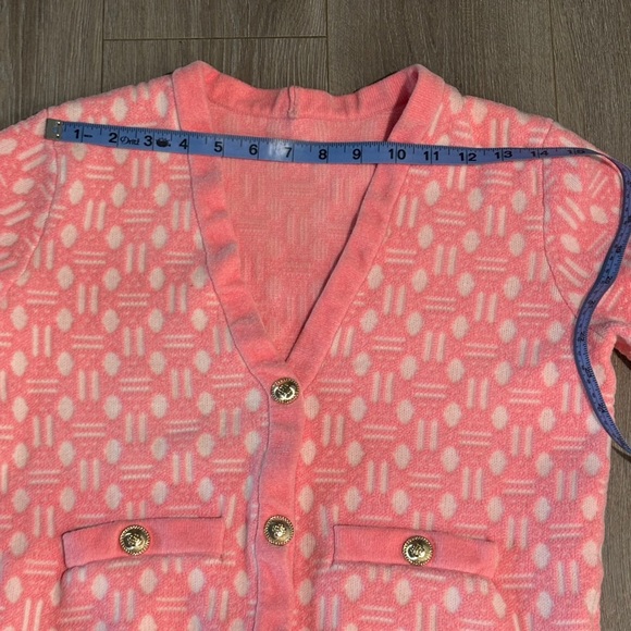 Maje Moadina Cropped Jacquard Cardigan. Size S - Picture 8 of 11